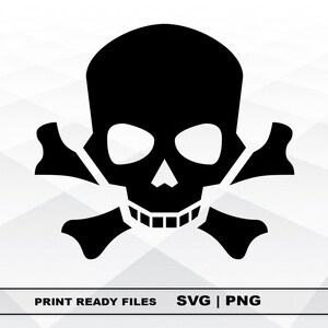 Skull Skeleton SVG and PNG Files Clipart, Skull Skeleton Print SVG, Digital Download Cricut Cut Files, Skull Silhouette Cut Files
