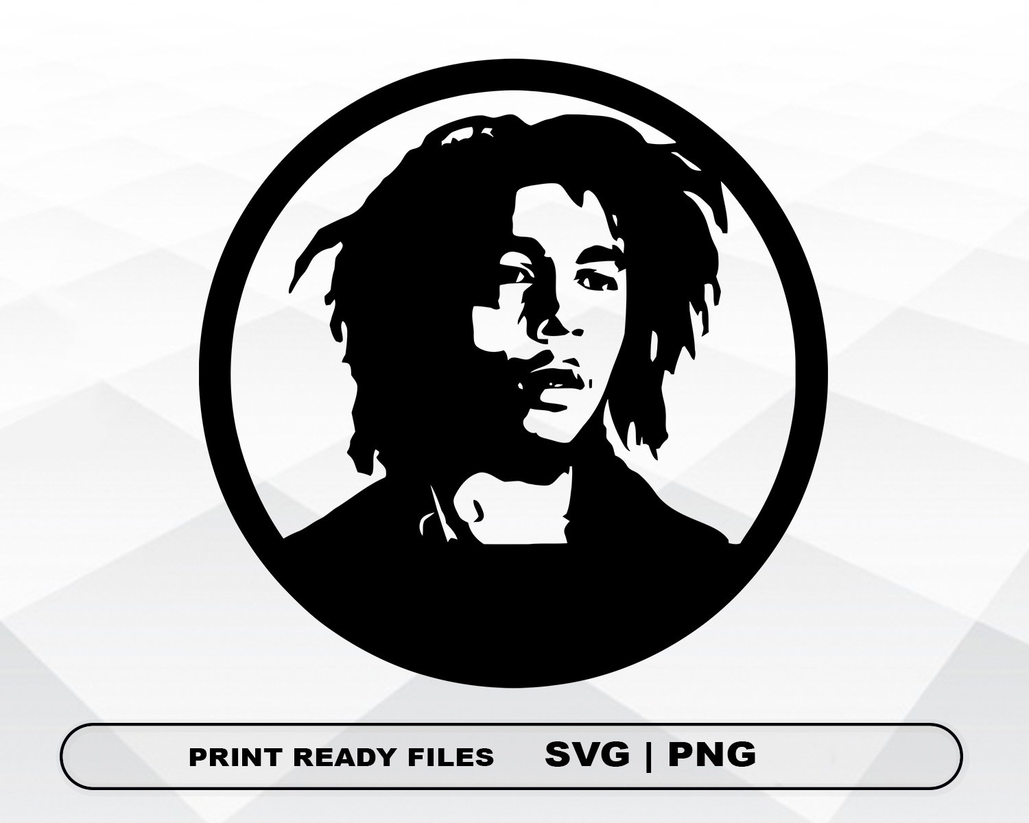 Bob Marley SVG and PNG Files Clipart Bob Marley Print SVG - Etsy UK