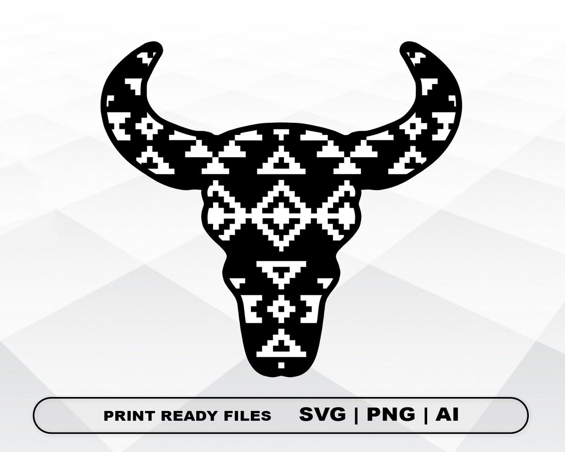 Free Free 188 Aztec Cow Skull Svg Free SVG PNG EPS DXF File