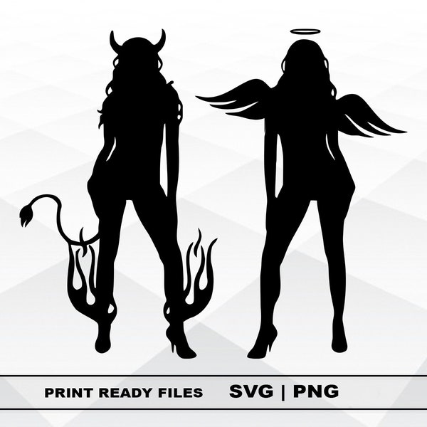 Angel Demon Girl - Etsy