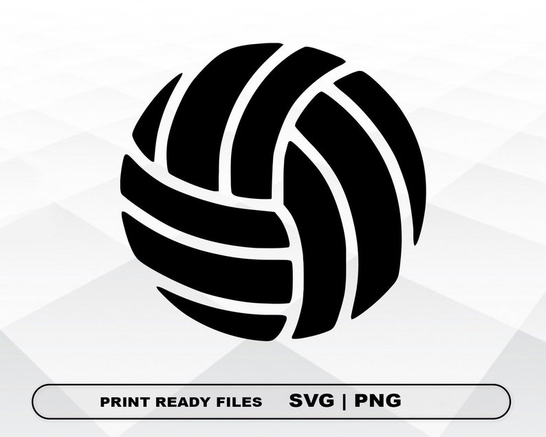 Volleyball SVG and PNG Files Clipart Volleyball Print SVG - Etsy