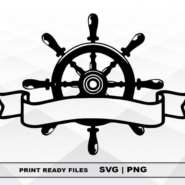 Steuerrad SVG und PNG Dateien Clipart, Steuerrad Druck SVG, Digital Download Cricut Cut Dateien, Steuerrad Silhouette Cut Files