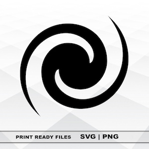 Spiralschild SVG und PNG Dateien Clipart, Schild Druck SVG, Digitaler Download Cricut Cut Dateien, Zeichen Silhouette Cut Dateien