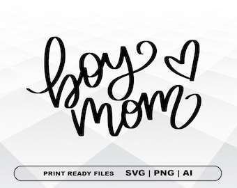 Junge Mama SVG, junge Mama SVG, Mama Leben Svg, Söhne Svg, Mama von jungen Svg, gesegnet Mama Svg, geschnitten E-Datei für Cricut, Silhouette, Png digitaldownload