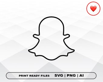 Ghost  SVG and PNG Files Clipart, Ghost Print Ai and SVG Digital Download Cricut Cut Files Ghost Silhouette Cut Files
