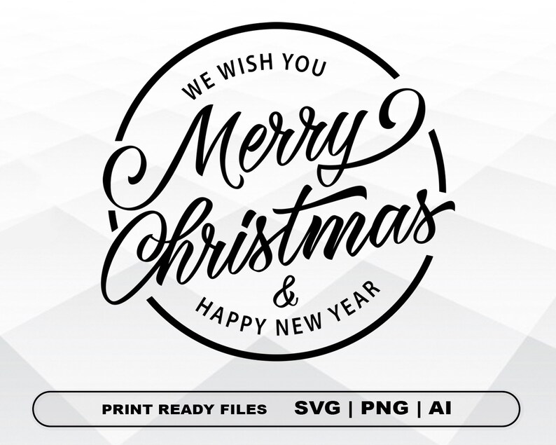 Merry Christmas Svg New Year 2022 Svg Merry Christmas Png | Etsy