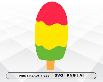 アイスクリーム SVG、夏 SVG、アイスクリーム PNG、ファイル クリップアート、印刷 Ai および SVG、Png デジタル ダウンロード、Cricut カット ファイル