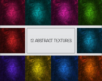 12 Hintergrund abstrakte Texturen, Bündel Hintergrund, Fotografie, Grafikdesign, Textur, digitaler Download
