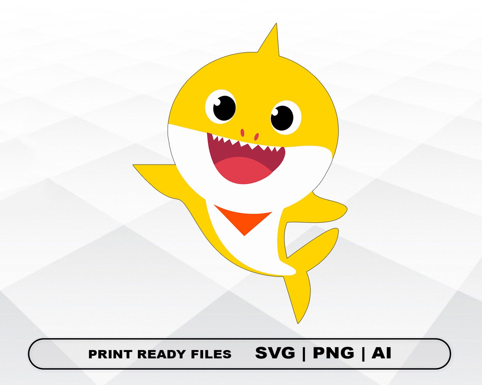 Download Baby Shark SVG Mommy Shark Daddy Shark Nursery Svg Files ...