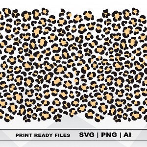Leopard Color svg png Premium Print SVG Animal print ai Print SVG Pattern SVG Cutting file Template Vector Clip Art Cricut Cameo Silhouette