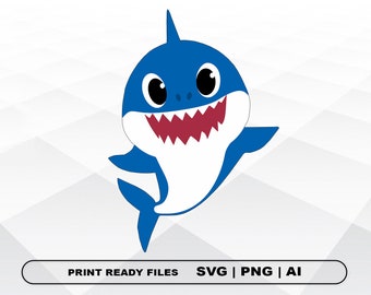 Baby Shark Png Etsy
