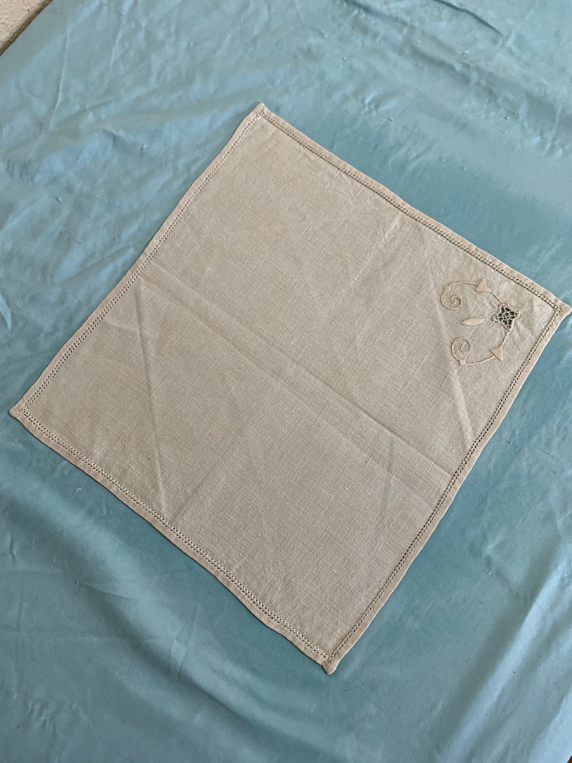 Vintage Irish Linen Napkins set of six Etsy