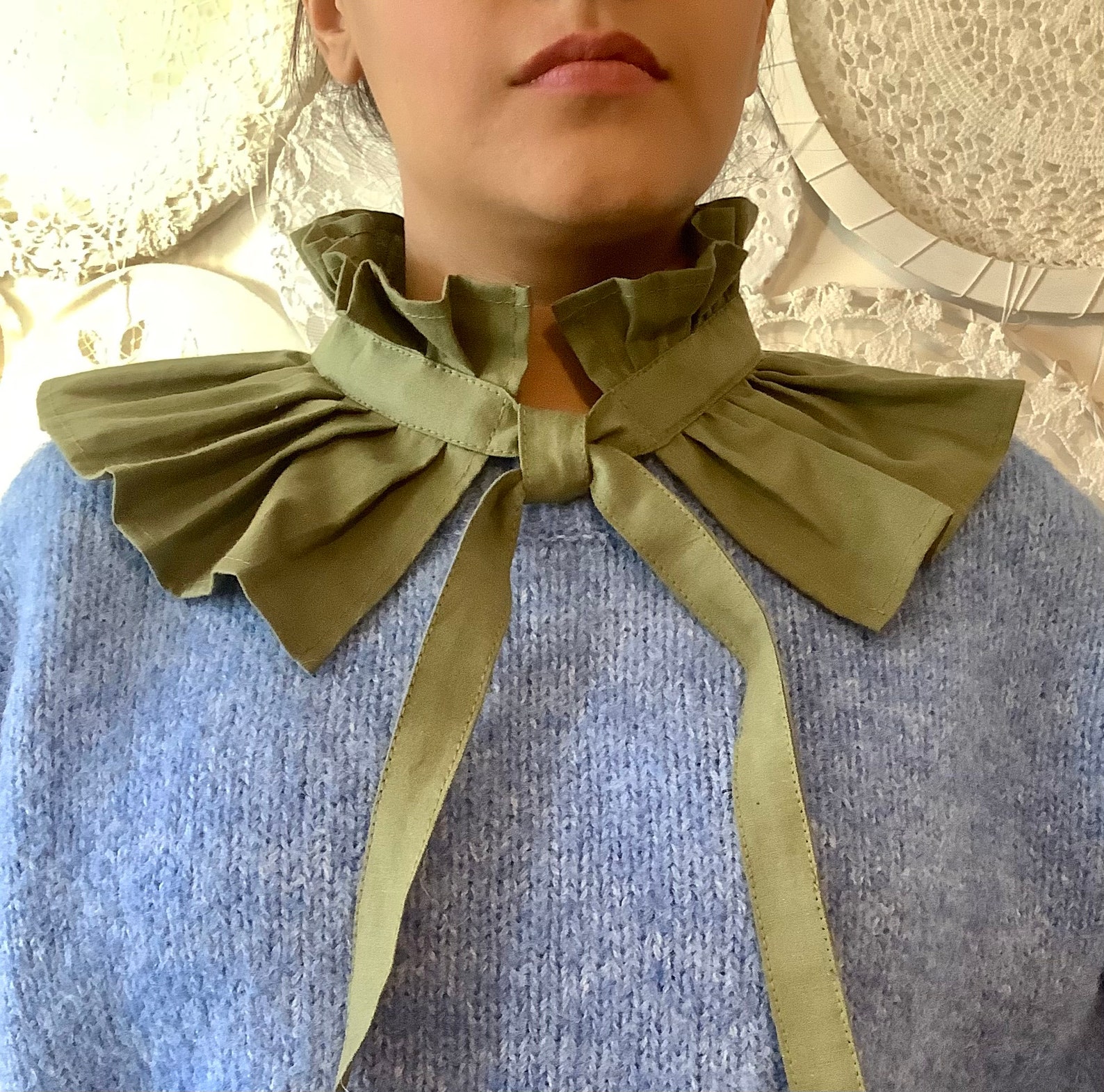 Removable Women's Collar Oversized Collar Claudine Etsy