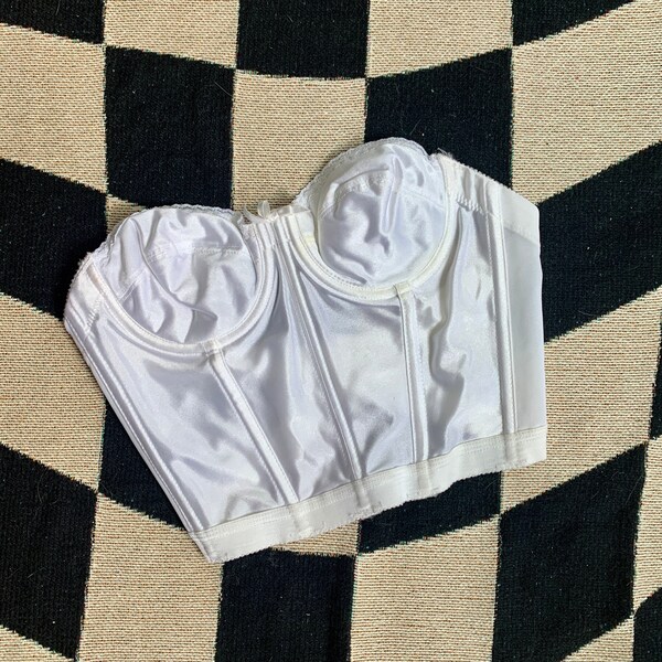 80’s Vintage White Bustier