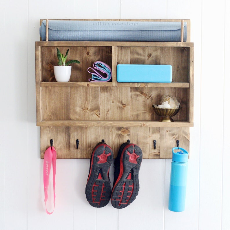 Home Gym Shoe Accessories Shelf Cycling Shoes & Towels Etsy