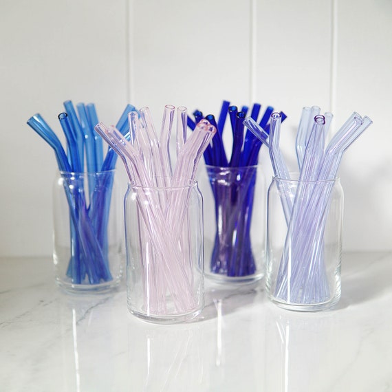 Milky Blue GLASS STRAW, Reusable Straws, Opaque Straws, Blue Straw, Eco  Friendly Straws, Colored Straws, Glass Straws