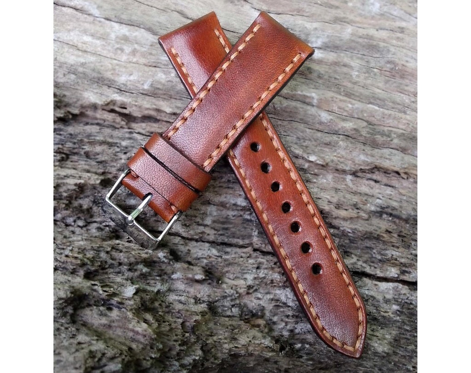 Genuine Leather watch strapHandmade Leather watch strap Etsy