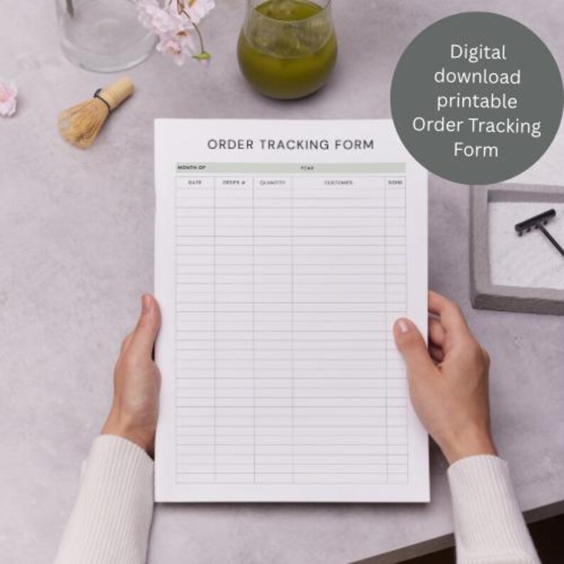 Free Printable Week Order Tracker Form.pdf Printable Order Tracker: Small Business Planner Insert (PDF) - Etsy
