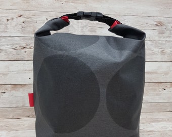 verstellbare Lieblings Lunchbag mit Griff nicht nur für den Mann, Outdoor, Wachstuch Lebensmittel, Wetbag, Kulturbeutel, Fahrrad Tasche, öko