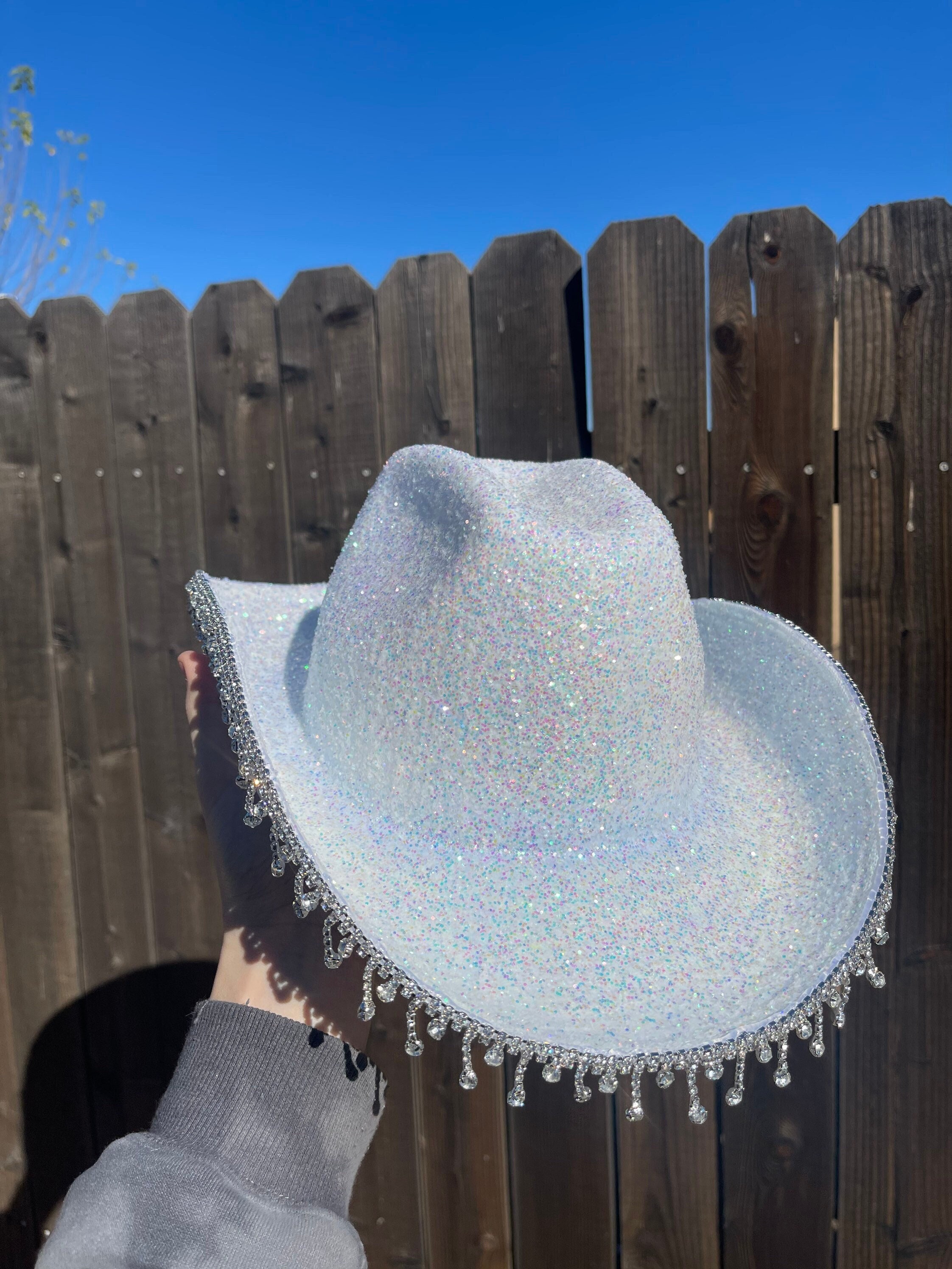 Rhinestone Cowboy Hat Bride Country 