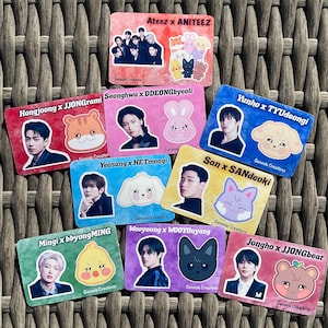 Ateez x ANITEEZ mini sticker sheets