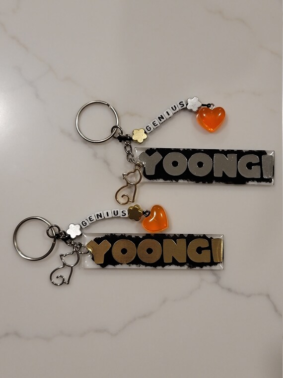 Yoongi keychain clearance