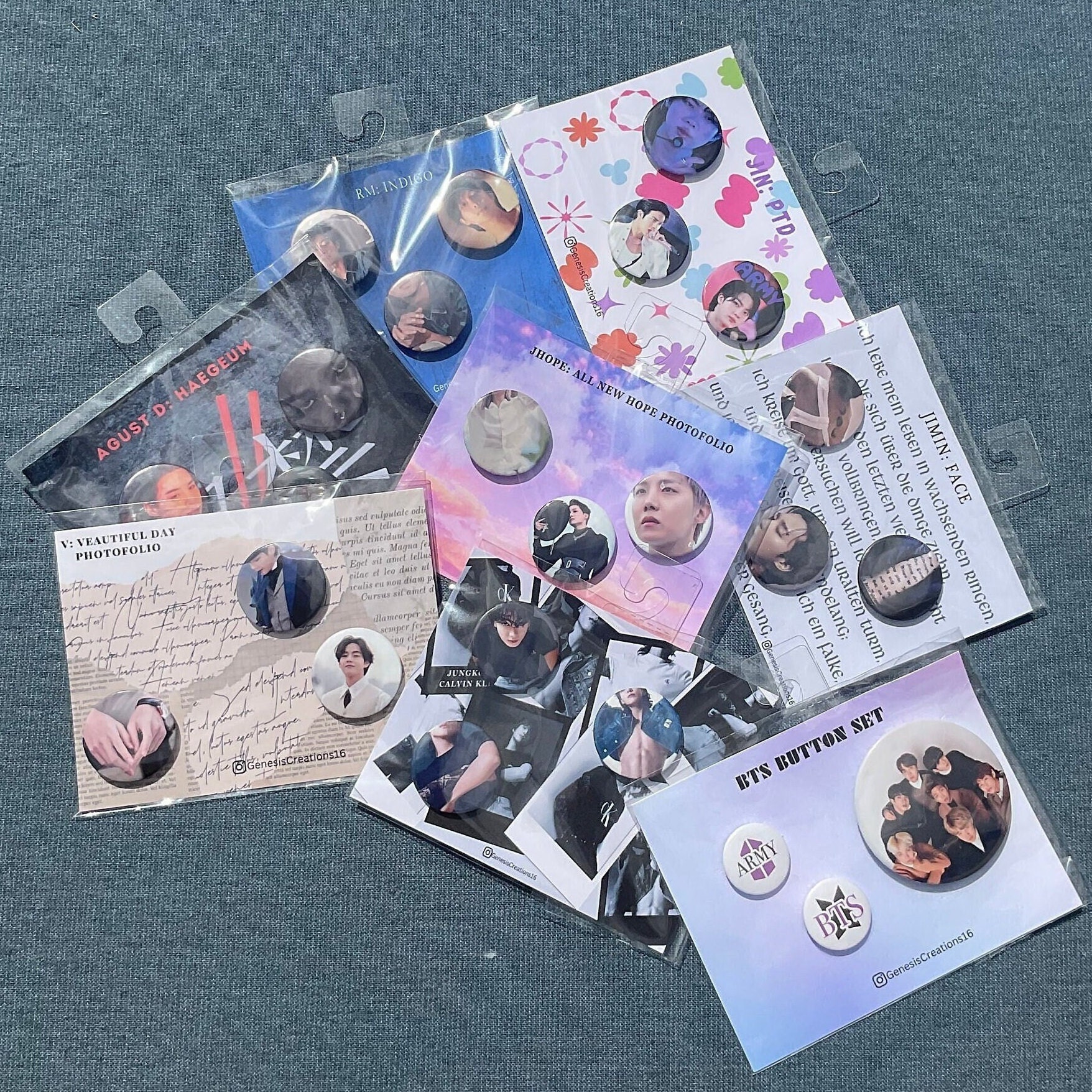 BTS EPILOGUE PIN BUTTON SET