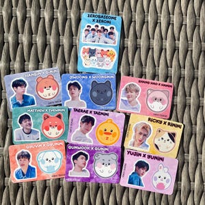 ZB1 x ZERONI mini sticker sheets