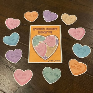 Ateez Candy Heart Sticker set