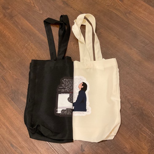 Why dont you stay jeff satur with lyrics tote bag etsy
