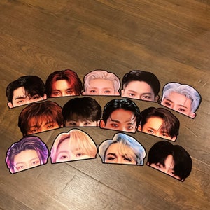 Seventeen peeker stickers