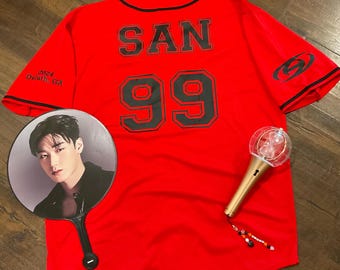 ATEEZ SANベースボールTシャツ ATEEZ SANベースボールTシャツ