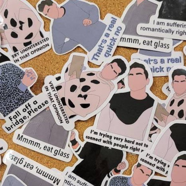 David Rose Stickers- Schitt’s Creek