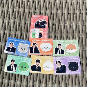 Monsta X x MONMUNGCHI X mini sticker sheets