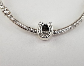Lucky Horseshoe Charm Pendant for Bracelet