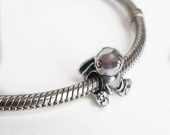 Kaninchen Silber Charm Dangle für Armband Geschenk Ostern Silber S925