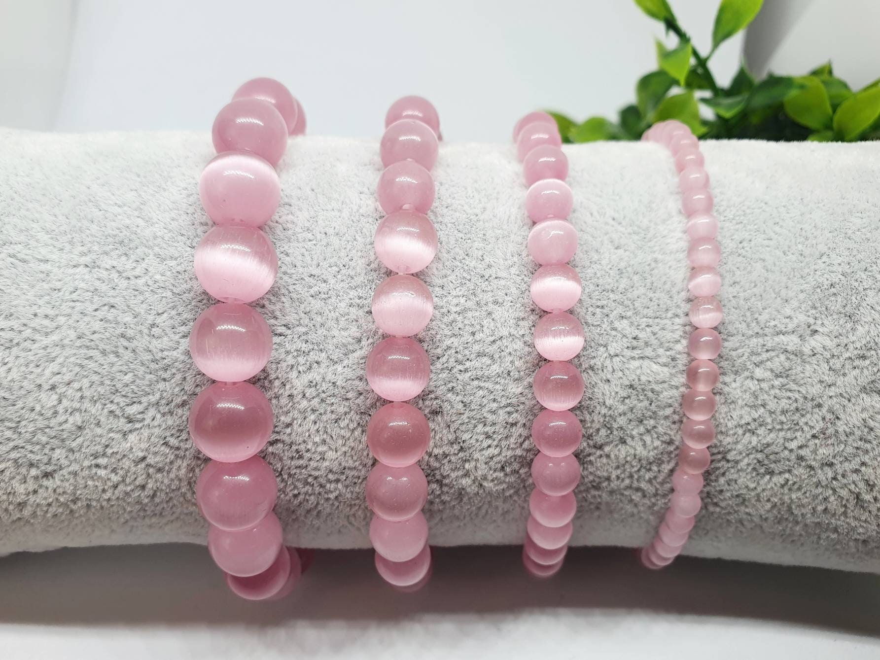 Bracelet Acier inoxydable rosé PVD perle de culture blanc, 9 Perles, 3 – Schmuck GmbH