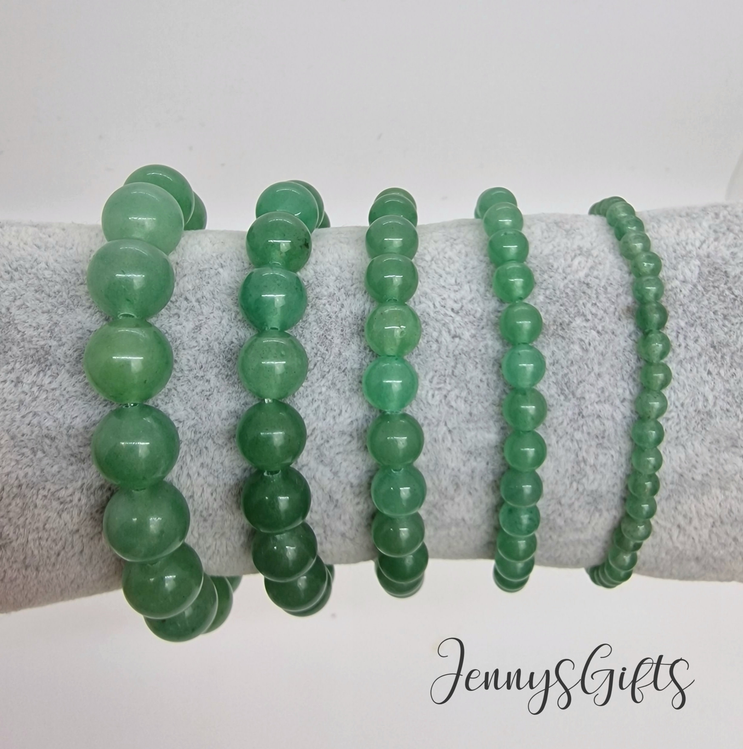 Green Aventurine Bracelet: Natural Stone Crystal Beaded Bracelet