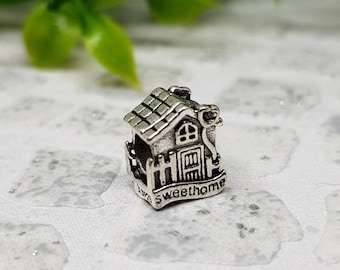 Sterling silver house best sale charm