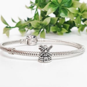 Windmühle Reise Niederlande Charm Anhänger für Armband