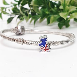 British Map, Englische Karte Charm Anhänger für Armband
