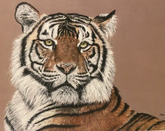 Tiger Print - Unmounted (A4)