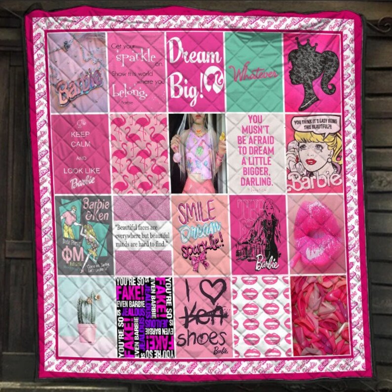 Get A Beautiful Barbie Throw Blanket For Your Little Doll