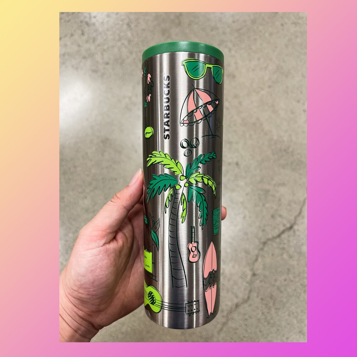 Starbucks HAWAII Stainless Steel Tumbler Been Etsy