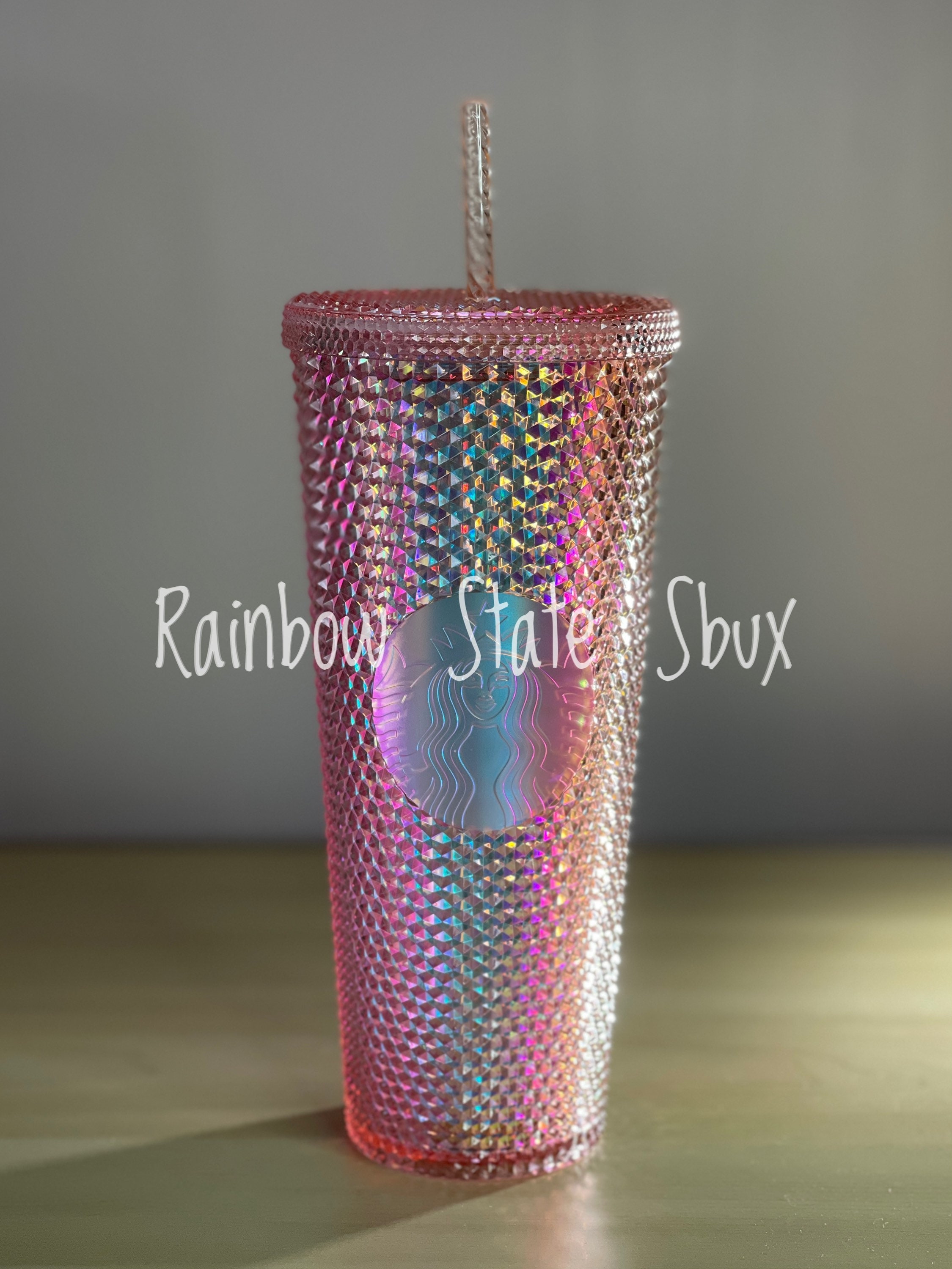 PREORDER Castle Inspired Rose Gold Design on Navy Studded Tumbler w/ Straw  Topper