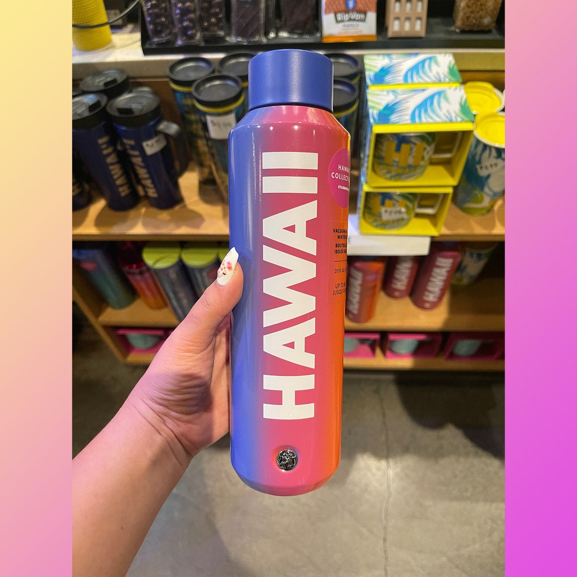 Starbucks Hawaii Exclusive Water Bottle Etsy