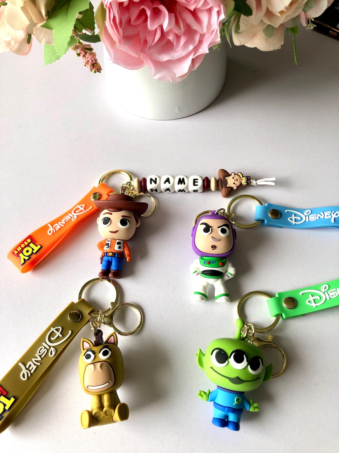 Character Keychains (personalized) - Etsy