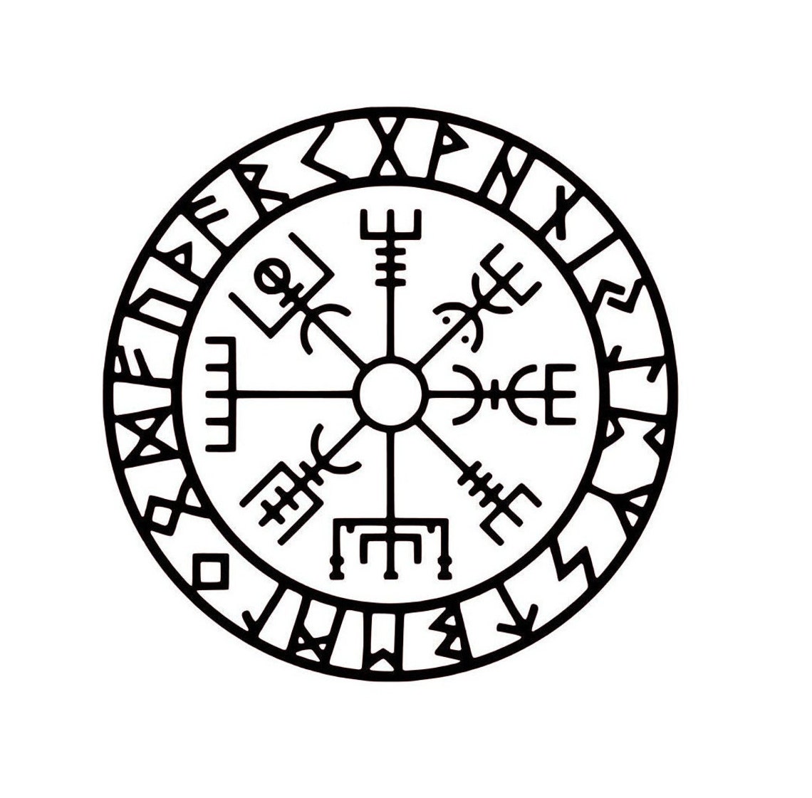 Viking Compass Decal, Valheim, Car, Truck, Free Shipping, Choose Etsy
