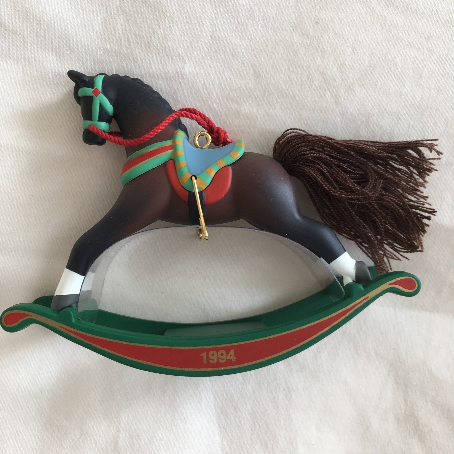 1994 Hallmark Rocking Horse Ornament Excellent Condition | Etsy