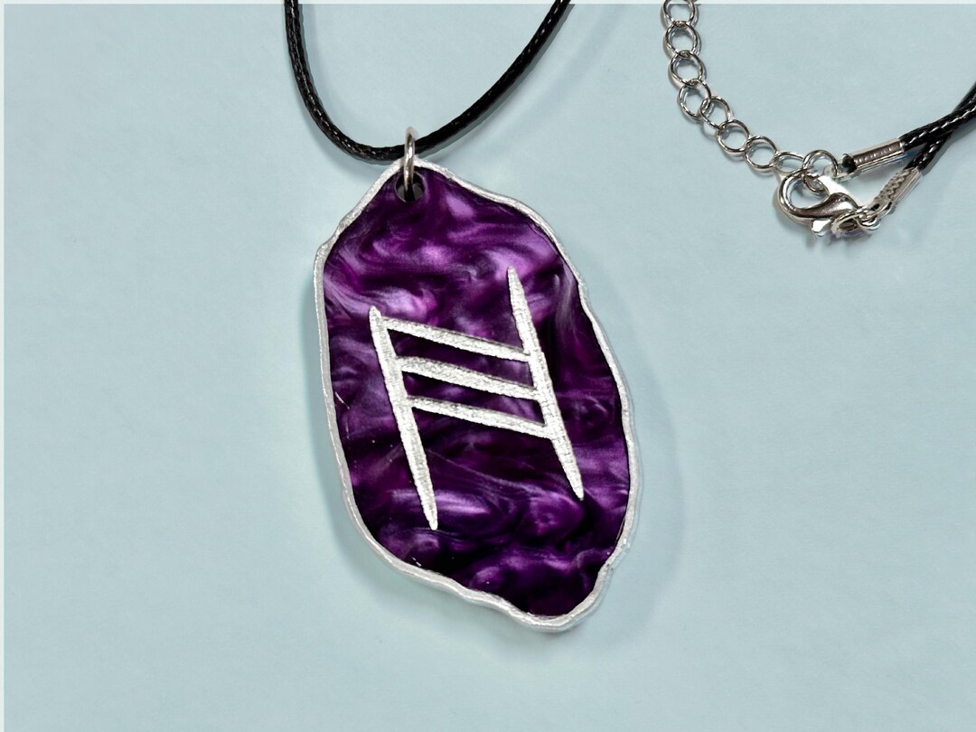 Happy Marriage Viking Rune Necklace - Handcrafted and Engraved ...